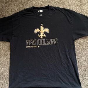 NFL New Orleans Saints Black and Gold Tee